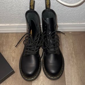 Black Dr Marten boots